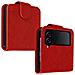 Cover Per Samsung Galaxy Z Flip4, Copertina Con Linguetta Magnetica Rossa - Foto miniatura 2