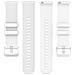 Cinturino Compatibile Con Polar Ignite/unite In Silicone White - Foto miniatura 9