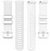 Cinturino Compatibile Con Polar Ignite/unite In Silicone White - Foto miniatura 2