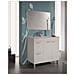 Mobile Sottolavabo Lakewood, Mobiletto Per Bagno, Armadio A 2 Ante E Due Cassetti Con Specchio, Lavabo Non Incluso, 80x45h80 Cm, Bianco Lucido - Foto miniatura 4