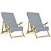 Asciugamani Da Spiaggia 2 Pz Grigi 60x135 Cm Tessuto 400 Gsm - Foto miniatura 2