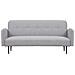 Berne Divano Convertibile 3 Posti In Tessuto Grigio - Foto miniatura 1