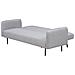 Berne Divano Convertibile 3 Posti In Tessuto Grigio - Foto miniatura 7