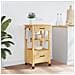 Carrello Da Cucina Monza 48x40x90 Cm In Legno Massello Di Pino - Foto miniatura 3