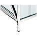 Tavolino Vetro Argento 45 X 45 Cm Audet - Foto miniatura 4