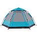 Tenda Da Campeggio Cabina 4 Persone Blu A Rilascio Rapido - Foto miniatura 6