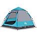 Tenda Da Campeggio Cabina 4 Persone Blu A Rilascio Rapido - Foto miniatura 1