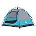 Tenda Da Campeggio Cabina 4 Persone Blu A Rilascio Rapido - Foto miniatura 7