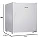 Frigo Bar Frigorifero Elettrico Hotel Ufficio Minibar 45 Lt Minifrigo 50cm Bianco - Foto miniatura 3