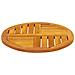 Piano Per Tavolo 50x2 Cm Rotondo In Legno Massello Di Acacia - Foto miniatura 3