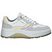 White Casual Closed Sport Shoe Sneakers Sintetico E Tessile Scarpe Donna Bianco Eu 40, 5-23623-30 110 - Foto miniatura 2