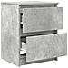 Mobile Porta TV Grigio Cemento 40x35x54 cm in Legno Multistrato - Foto miniatura 6