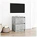 Mobile Porta TV Grigio Cemento 40x35x54 cm in Legno Multistrato - Foto miniatura 1