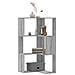 Libreria Angolare 3 Ripiani Grigio Sonoma 50x50x102 Cm Legno - Foto miniatura 1