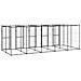 Lusso Casadino -  Gabbia Per Cani Da Esterno In Acciaio 12,1 M² - Foto miniatura 4