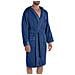 Accappatoio Con Cappuccio Spugnissima Gim In Cotone Colore Blu Misura Ml - Foto miniatura 2