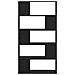 Scaffale Rovere Nero Legno Ingegnerizzato Medio Scaffale - Foto miniatura 5
