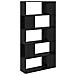 Scaffale Rovere Nero Legno Ingegnerizzato Medio Scaffale - Foto miniatura 7
