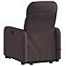 Poltrona Alzapersona Massaggio Elettrica Marrone Scuro Tessuto - Foto miniatura 4