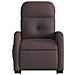 Poltrona Alzapersona Massaggio Elettrica Marrone Scuro Tessuto - Foto miniatura 8
