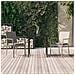 Set Salotto Giardino 3 pz con Cuscini Nero e Grigio Polyrattan - Foto miniatura 2