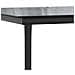 Set Salotto Giardino 3 pz con Cuscini Nero e Grigio Polyrattan - Foto miniatura 7