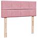 Giroletto a Molle con Materasso Rosa 120x190 cm in Velluto - Foto miniatura 5