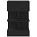 Comodino  Nero Rovere 40x35x65 cm Legno ingegnerizzato - Foto miniatura 6