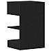 Comodino  Nero Rovere 40x35x65 cm Legno ingegnerizzato - Foto miniatura 8