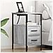 Armadio da Notte con cassetto Grigio sonoma 30 x 48 x 61 cm - Foto miniatura 2