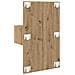 Armadietto per letto con cassetto 2 pcs rovere artigianale - Foto miniatura 9