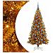 Albero di Natale con 300 LED con supporto Oro 180 cm PET - Foto miniatura 1