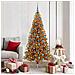 Albero di Natale con 300 LED con supporto Oro 180 cm PET - Foto miniatura 2