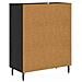 Credenza Rovere Nero 69,5 x 34 x 90 cm Legno multistrato - Foto miniatura 8