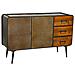 Credenza In Metallo Marrone 120x40x75h - Foto miniatura 1