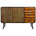 Credenza In Metallo Marrone 120x40x75h - Foto miniatura 5