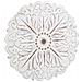 Pannello Decorativo In Legno Intagliato Bianco 60x3x60h - Foto miniatura 1