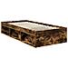 Struttura del letto Rovere fumé 90 x 200 cm Legno multistrato - Foto miniatura 5