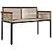 Panchina da esterno Beige e Bianco Crema 117 x 54 x 74.5 cm - Foto miniatura 4