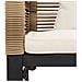 Panchina da esterno Beige e Bianco Crema 117 x 54 x 74.5 cm - Foto miniatura 8