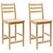 Sedie da pranzo 2 pcs Naturale 40 x 47,5 x 99,5 cm - Foto miniatura 1