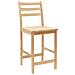 Sedie da pranzo 2 pcs Naturale 40 x 47,5 x 99,5 cm - Foto miniatura 4