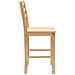 Sedie da pranzo 2 pcs Naturale 40 x 47,5 x 99,5 cm - Foto miniatura 6