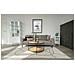 Tavolino Da Salotto Vita Rotondo Effetto Rovere Con Struttura In Acciaio Nero, Ø80×45 Cm - Foto miniatura 4