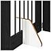 Cancello per cani con supporti 6 pcs Rovere Nero 60 x 80 cm - Foto miniatura 7