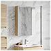 Mobiletto per specchio da bagno Rovere Sonoma 33 x 11,5 x 50 cm - Foto miniatura 4