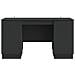Scrivania Nero 142,5 x 50 x 75 cm Legno ingegnerizzato - Foto miniatura 4