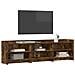 Mobile TV 168 x 33 x 47 cm Rovere Fumo Legno ingegnerizzato - Foto miniatura 2