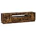 Mobile TV LED Rovere Fumo Legno ingegnerizzato - Foto miniatura 1