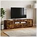 Mobile TV LED Rovere Fumo Legno ingegnerizzato - Foto miniatura 2